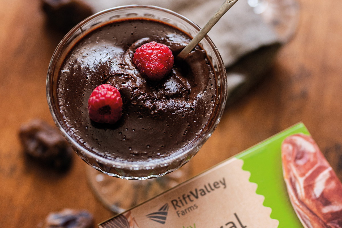 Medjool Dattel-Schoko-Espresso-Mousse