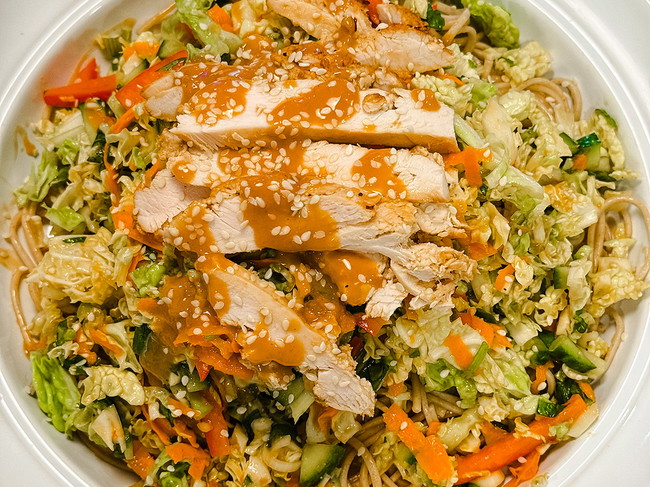 Image of Soba Slaw with Peanut Butter Dressing