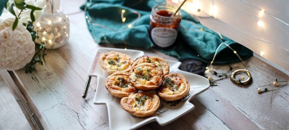 Tiptree Hot Gooseberry and Cheese Tartlets