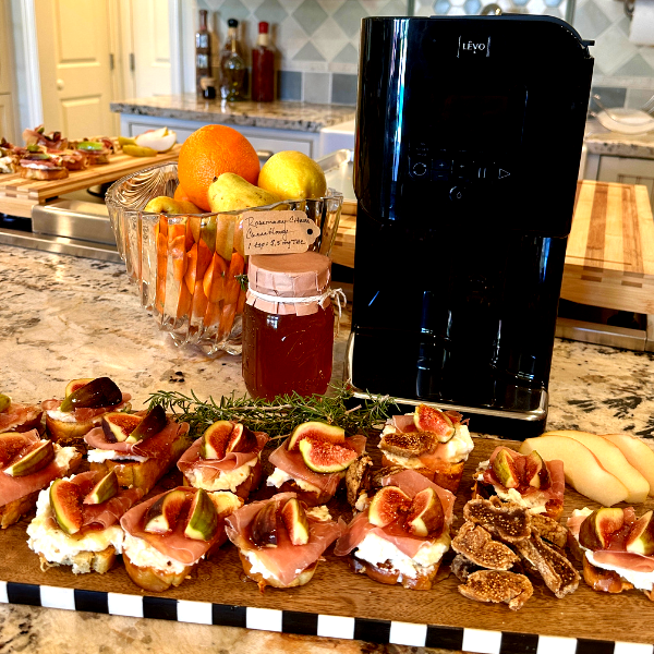 Image of Ricotta, Fig & Citrus Rosemary Infused Honey for Crostini Recipe