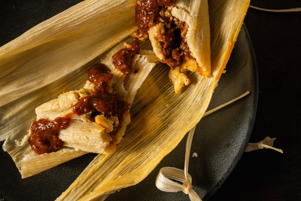 Tamales de Lengua (Beef Tongue Tamales)
