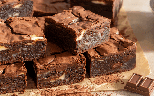 Image of Rich and Tasty Triple Chocolate Brownies Recipe UK 