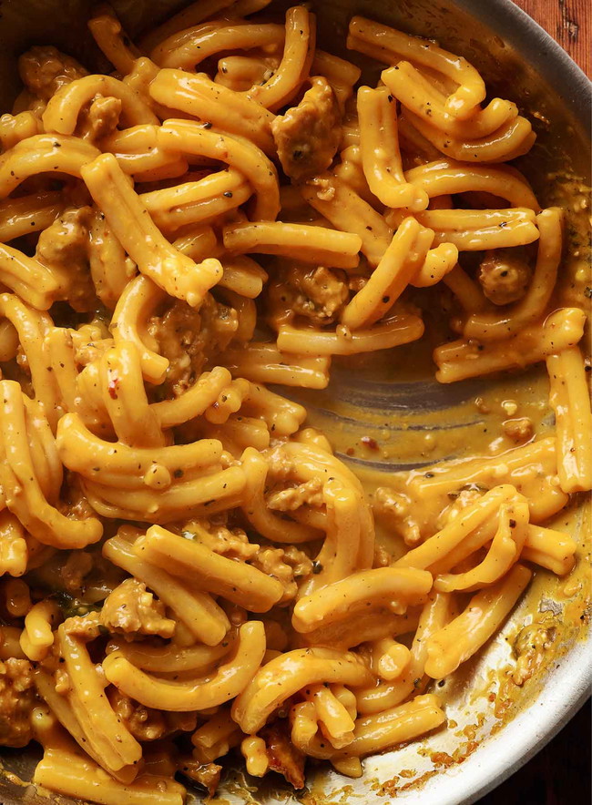 Image of Joshua McFadden's Butternut Squash with Sausage, Sage & Spicy Chiles from Six Seasons of Pasta