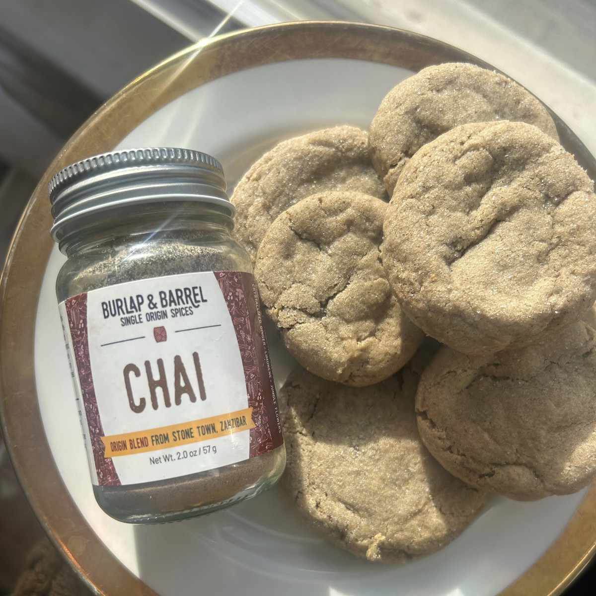 Chai Espresso Cookies