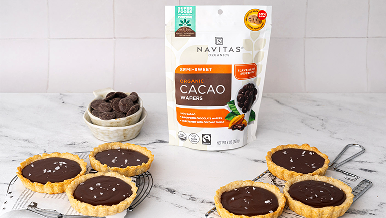 Image of Salted Chocolate Tartlets