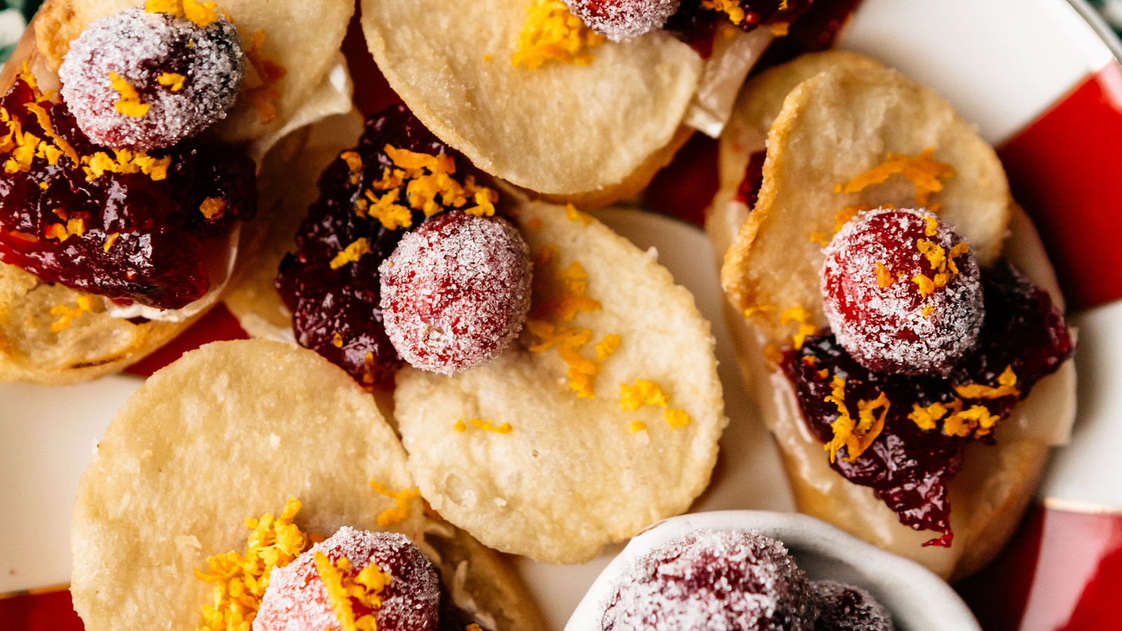 Image of Cranberry, Brie & Vandy Crostini