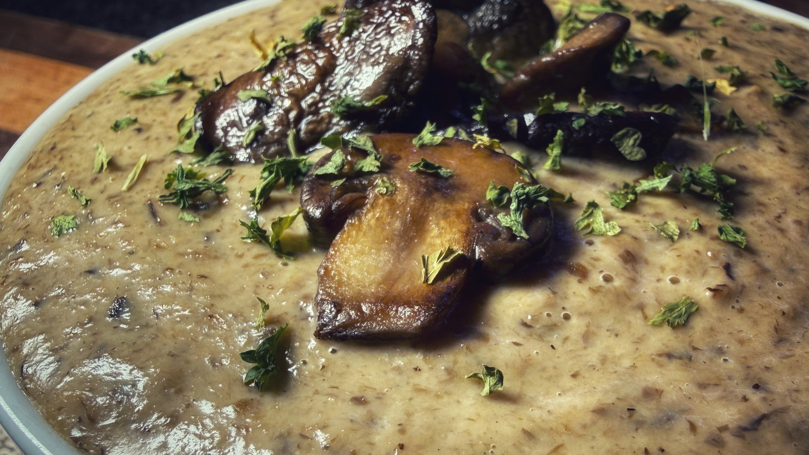 Image of Steakhouse Cream of Mushroom Soup