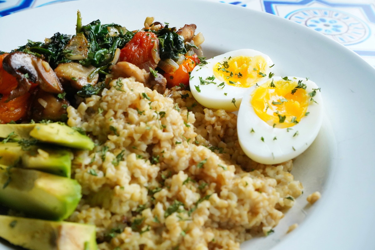 Savory Steel-Cut Oat Porridge
