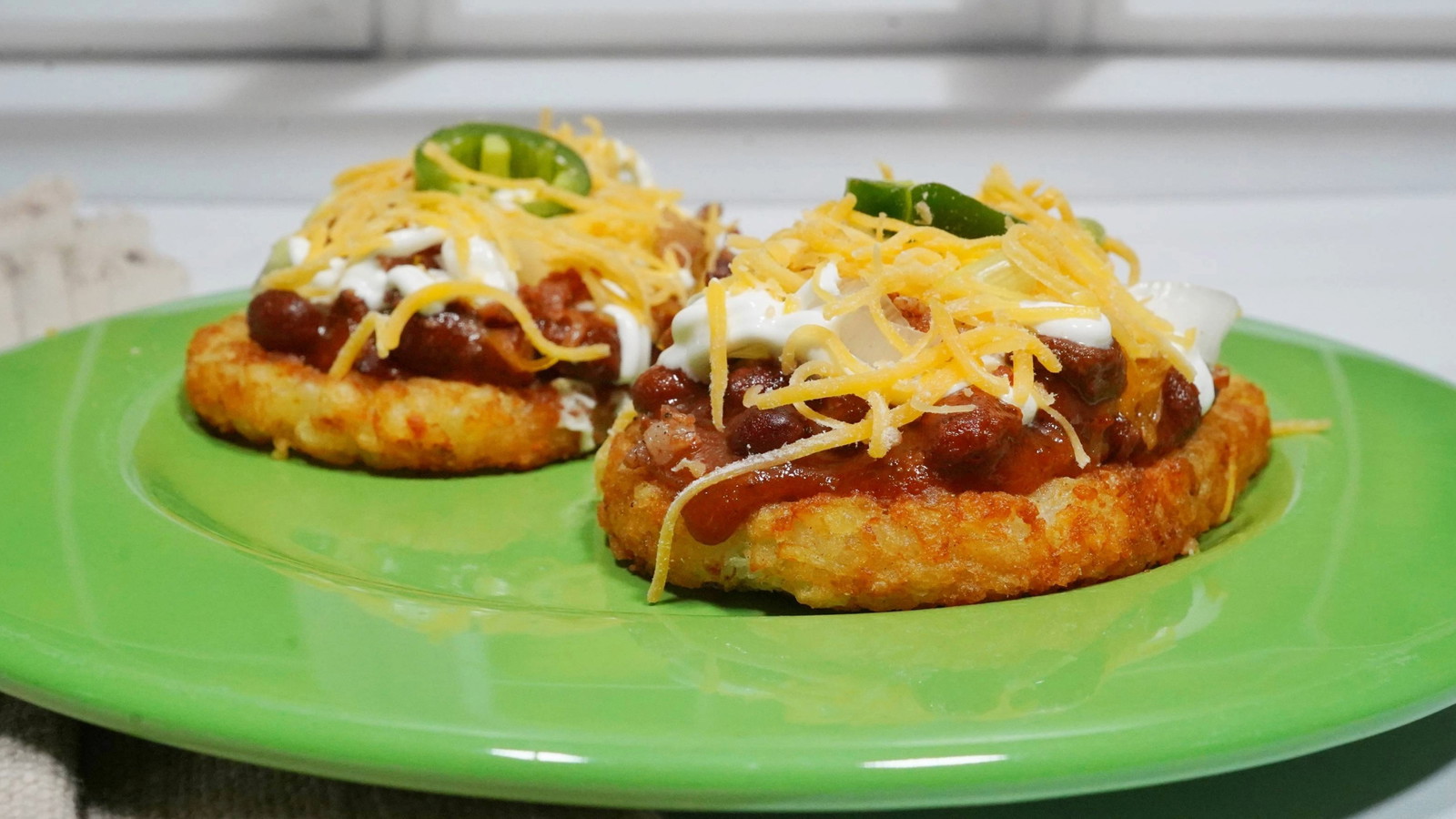 Image of Loaded Chili Cheese Hashbrowns
