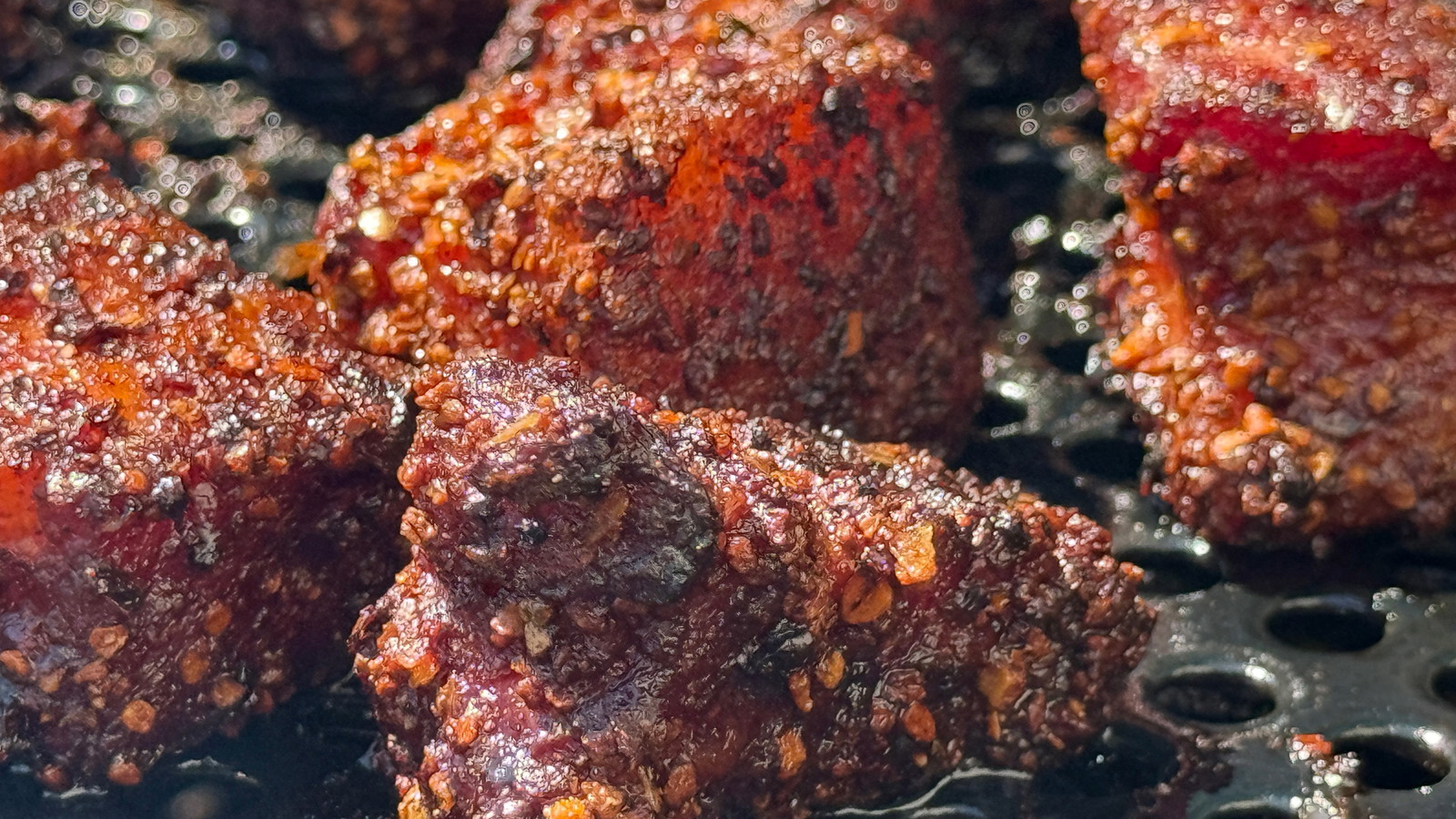 Image of Smokey and Savory Pork Belly Burnt Ends
