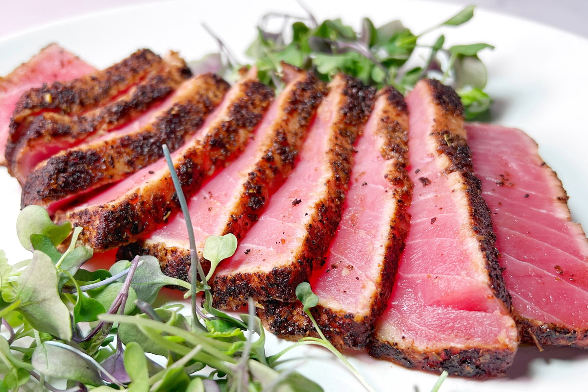 Espresso Rubbed Tuna Steaks
