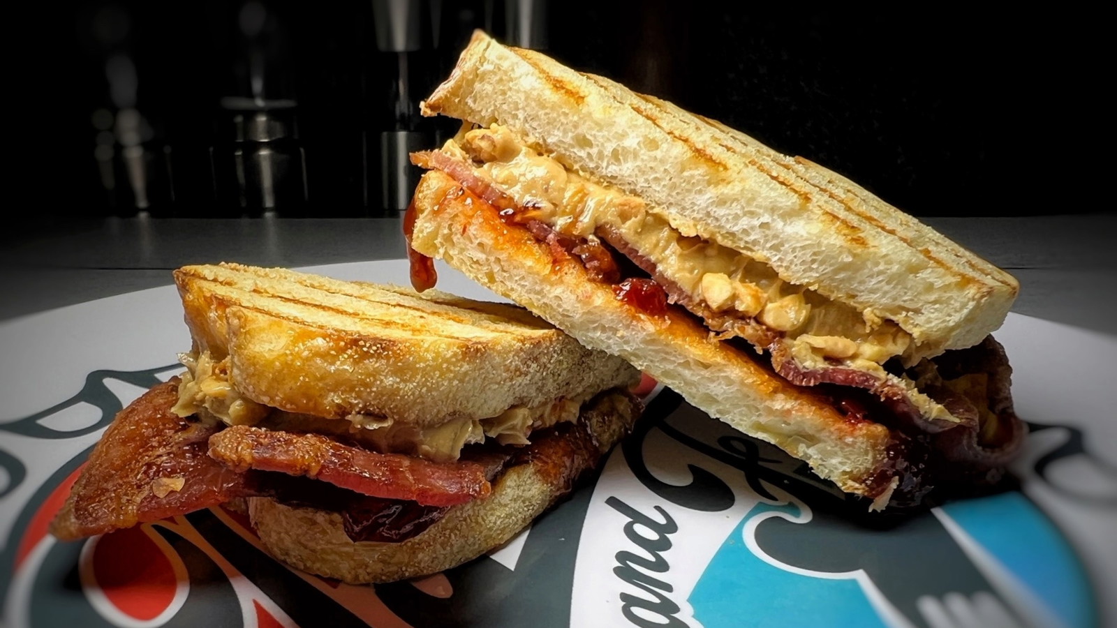Image of Toasted Peanut Butter & Jelly and Bacon Sandwich