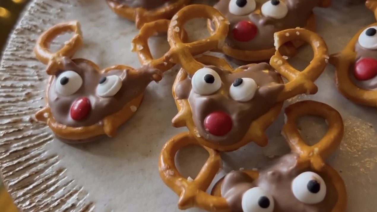 Image of Chocolate Reindeer Pretzel