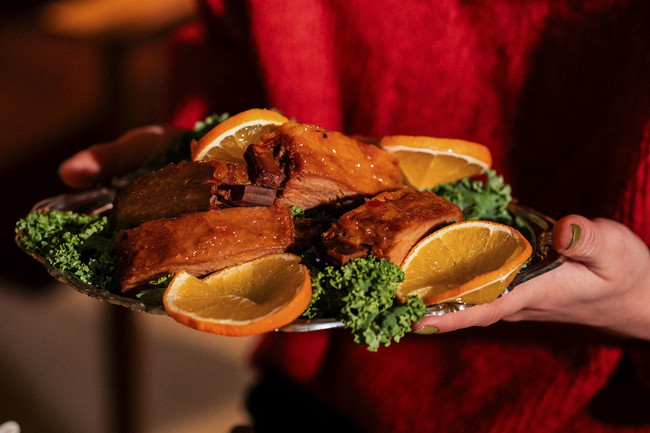 Image of Orange and Whisky-Glazed Baby Ribs 