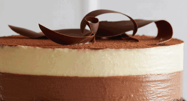 Image of Delicious Triple Chocolate Mousse Cake Recipe UK