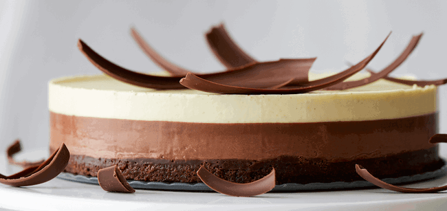 Image of Delicious Triple Chocolate Cheesecake Recipe UK