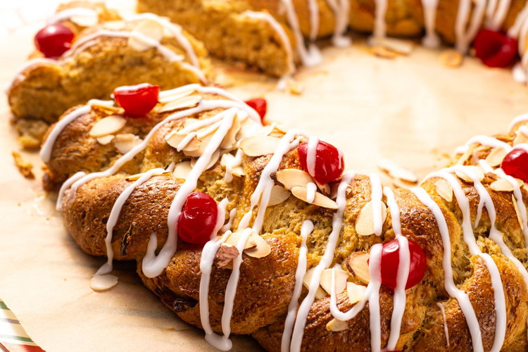 Image of You may add candied cherries and icing sugar when the...