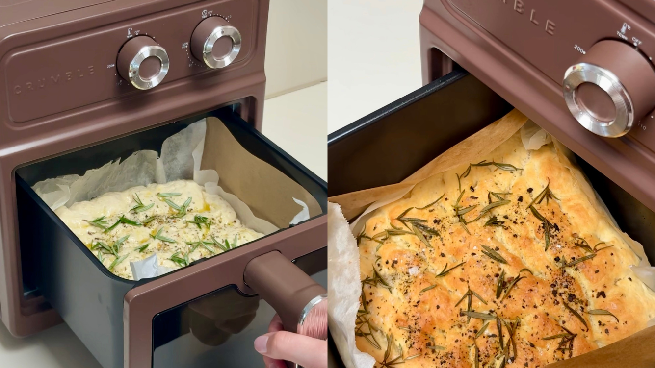 Image of Nonna’s Famous Focaccia: Air Fryer Version