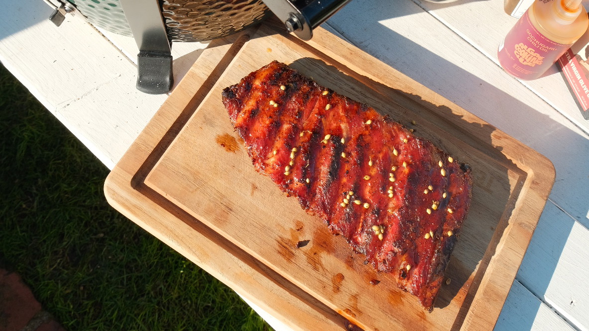 Maple-Coriander Glazed Kurobuta Pork Ribs