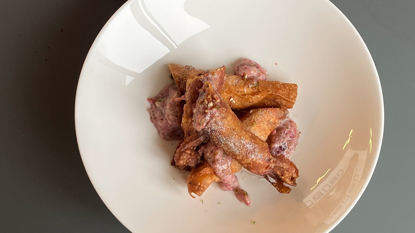 Image of Knusprige Sweet Frühlingsrollen aus winterlichen Resten