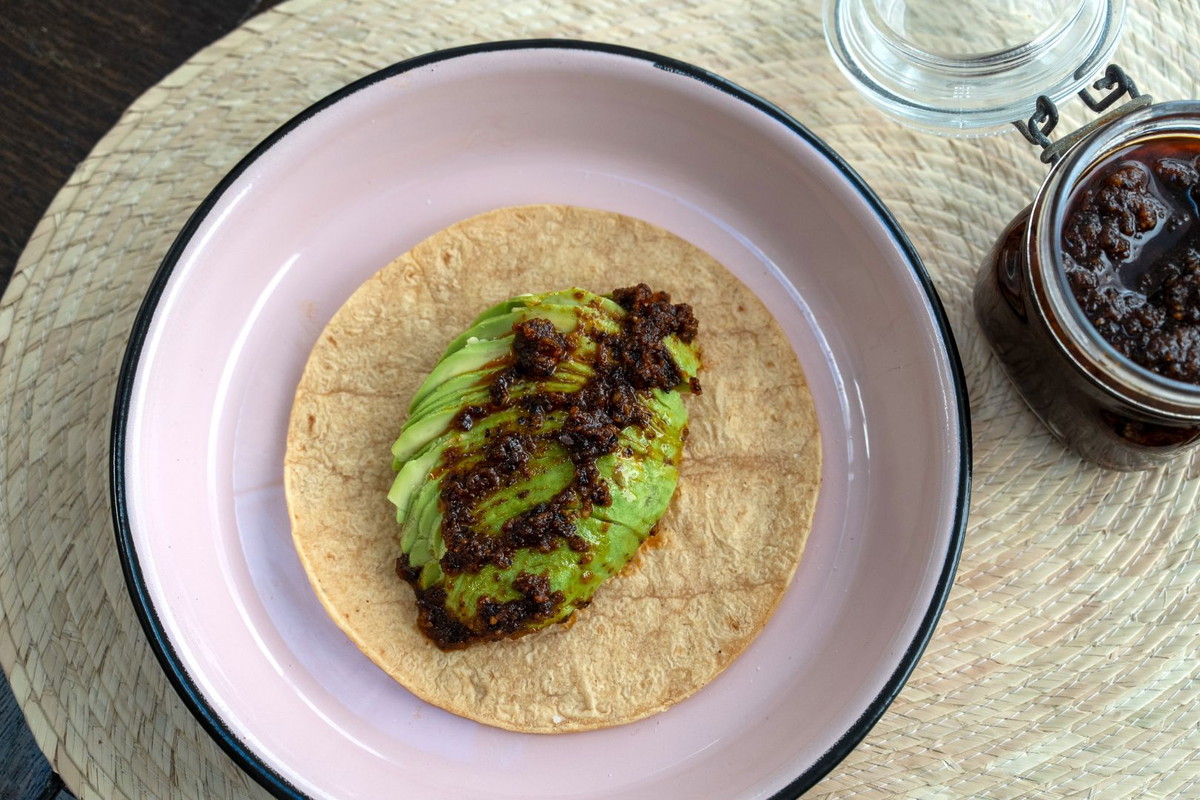 Smoky Salsa Negra with Morita Chiles & Pecans