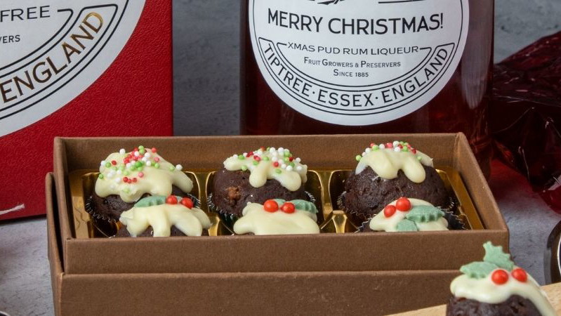 Image of Christmas Pudding Chocolate Rum Truffles
