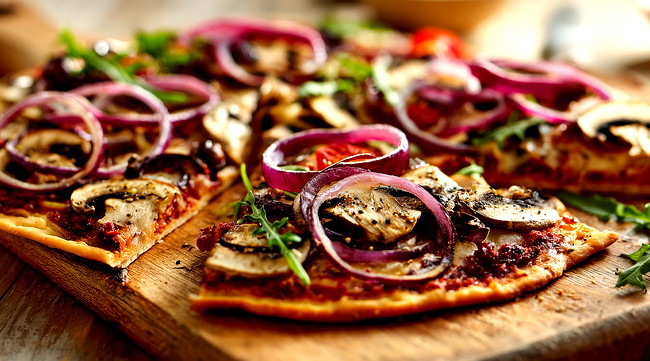 Image of Flammkuchen vegan mit Wajos Oliven Pesto