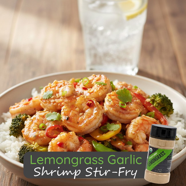 Image of Lemongrass Garlic Shrimp Stir-Fry