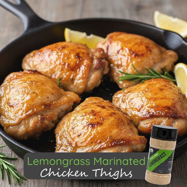 Image of Lemongrass Marinated Chicken Thighs