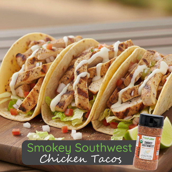 Image of Smokey Southwest Chicken Tacos