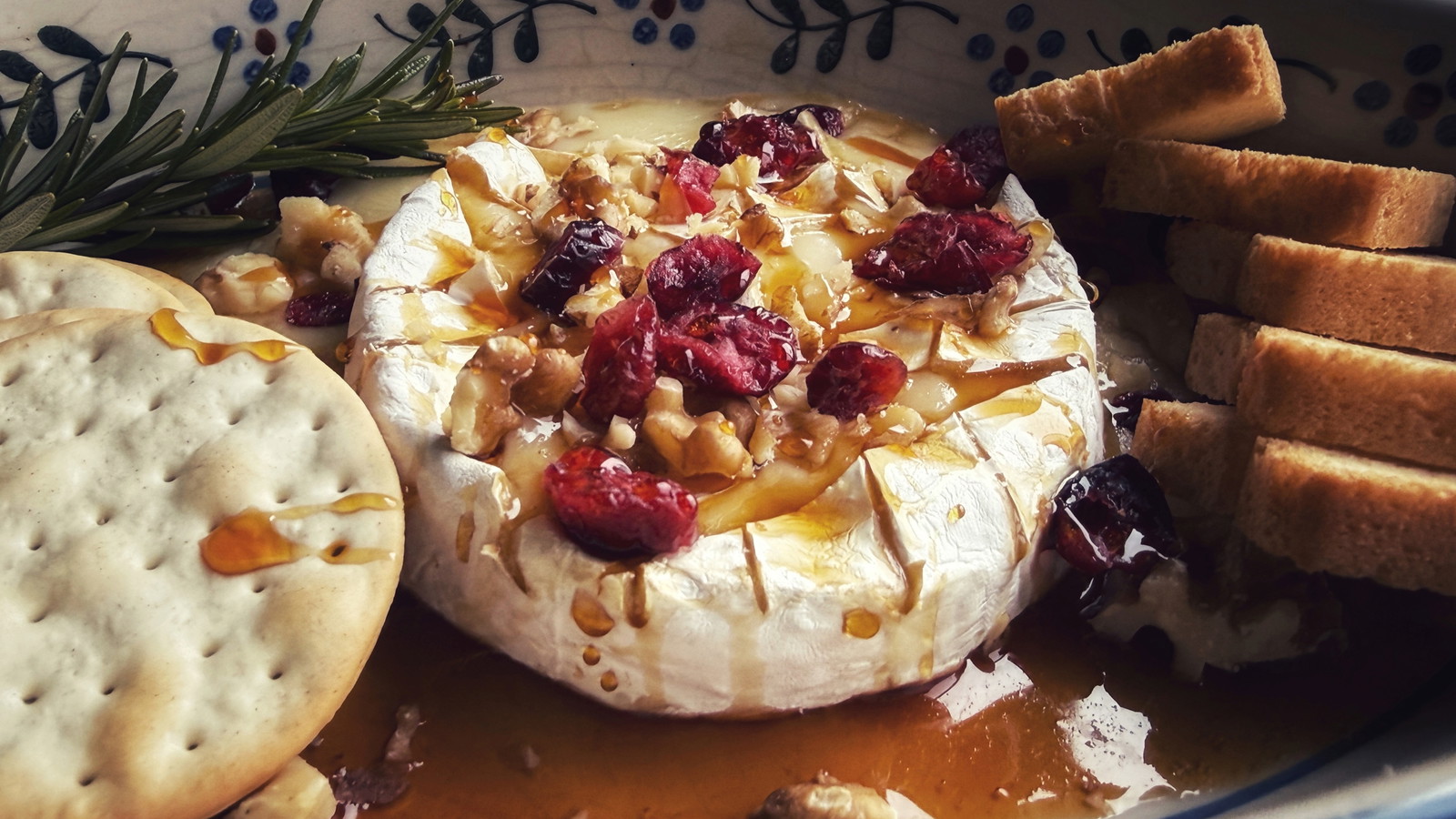 Image of Roasted Brie with Hot Honey & Nuts