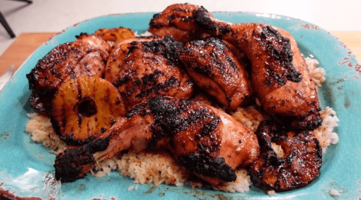The BEST Huli-Huli Chicken on the Drum Smoker