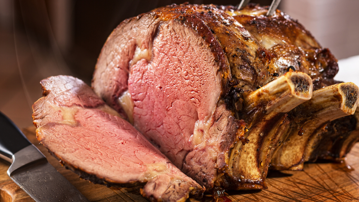 Prime Rib with Homemade Horseradish Sauce & Au Jus