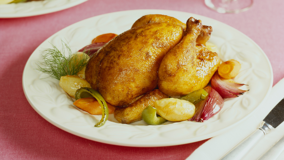 Roasted Cornish Hens for Two