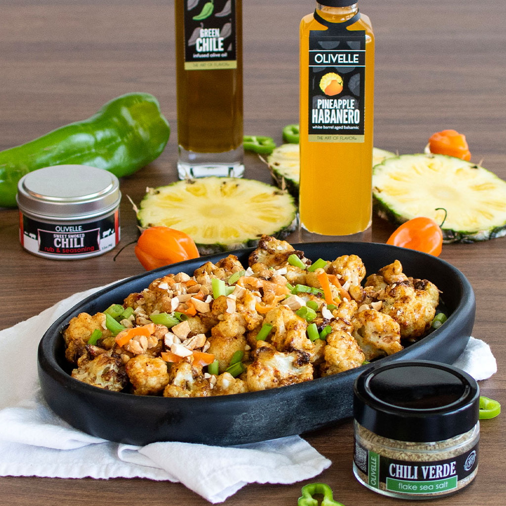 Creamy Chipotle Roasted Cauliflower