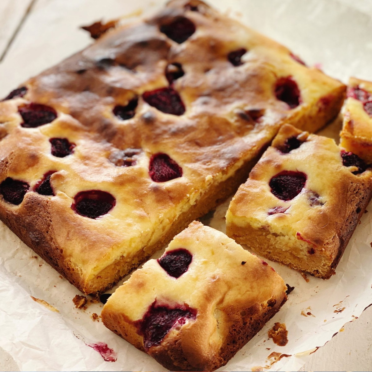 Raspberry Cheesecake Caramilk Brownie