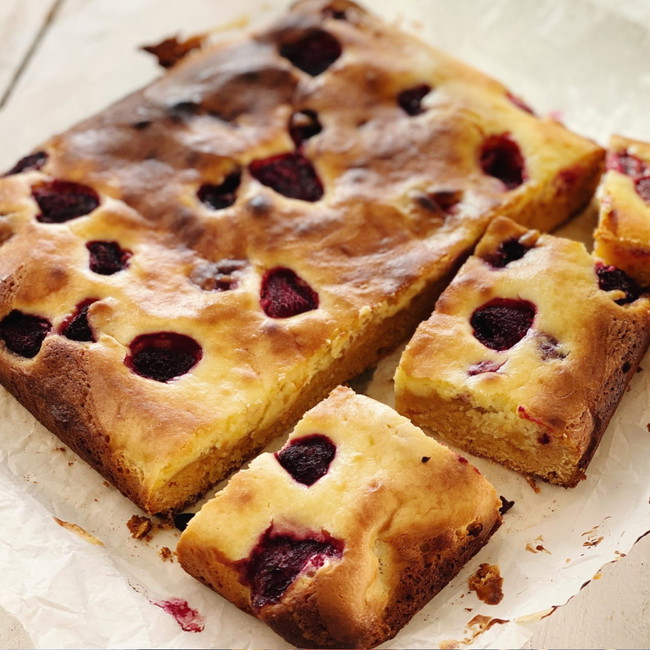 Image of Raspberry Cheesecake Caramilk Brownie