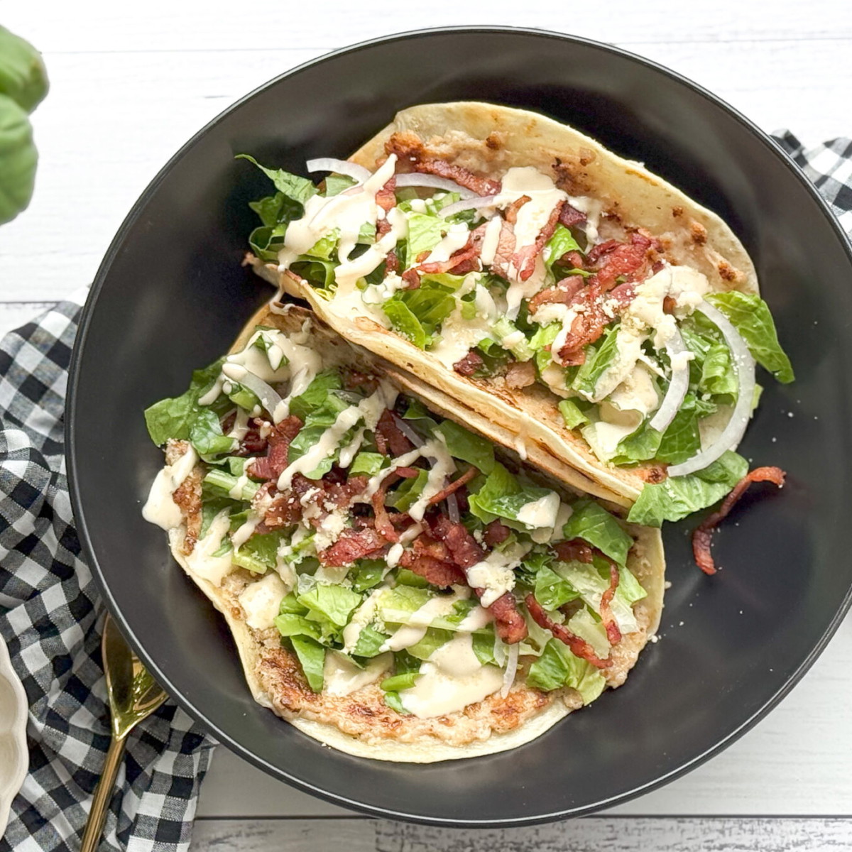 Caesar Smash Tacos