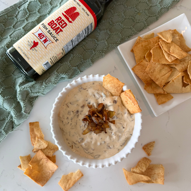 Image of French Onion Mushroom Dip
