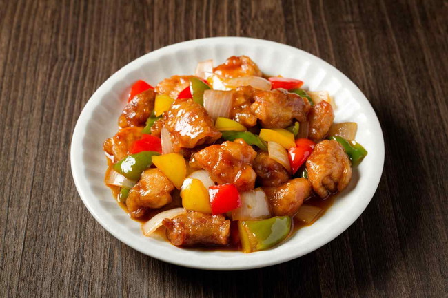 Sweet and Sour Chicken with Vegetables 