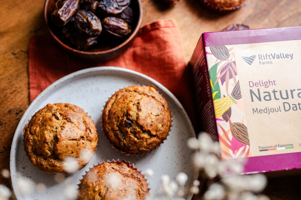 Medjool Datteln - Bananen Muffins