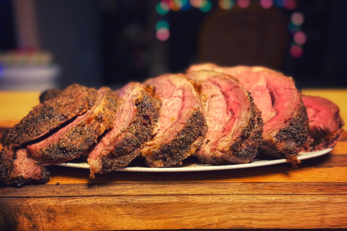 Reverse-Seared Standing Rib Roast (Prime Rib)