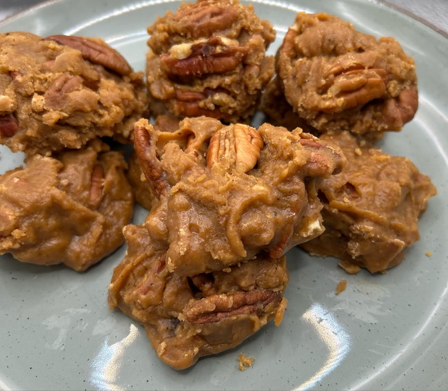Image of Peanut Butter Pecan Pralines (With Maple Sugar)