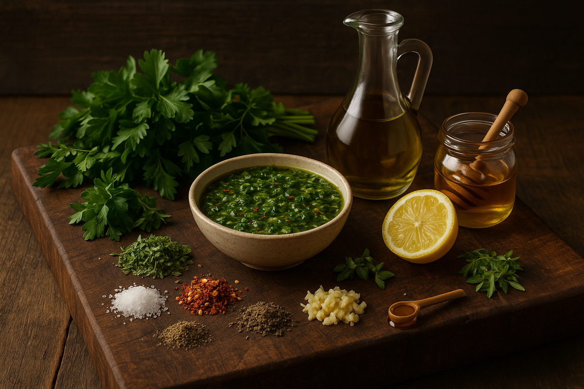 Chimichurri Verde (Santa Maria friendly)