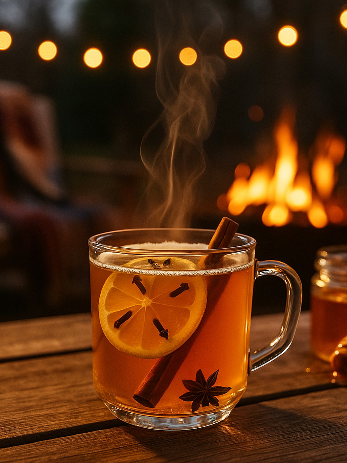 Spiced Honey Hot Toddy