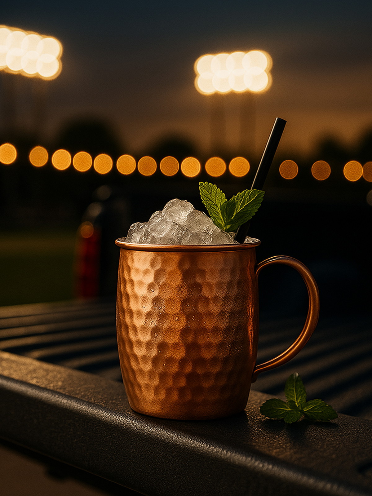 Caramel Apple Bourbon Mule