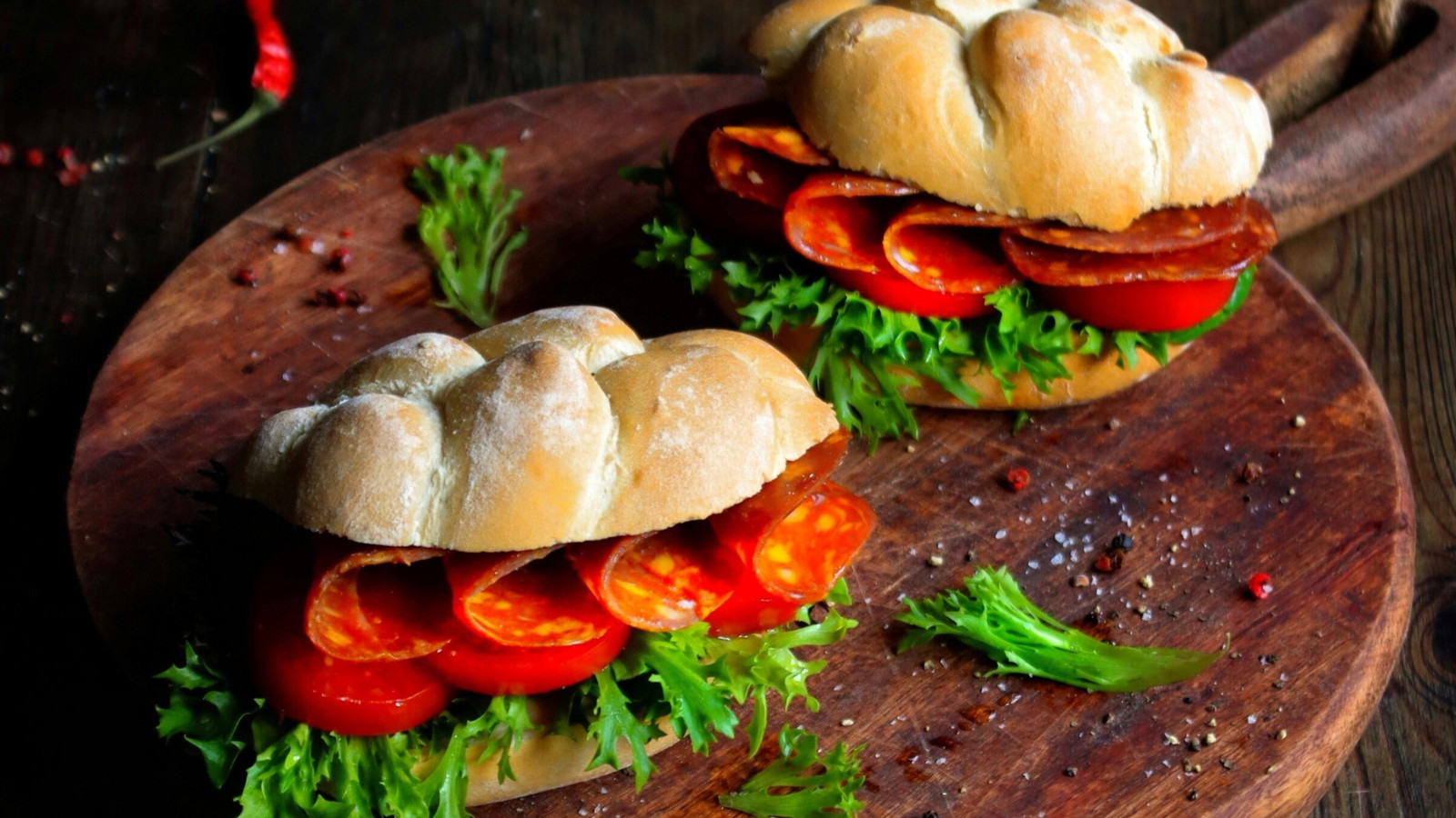 Image of Signature Salami Sub with Tomato, Lettuce & Gherkins