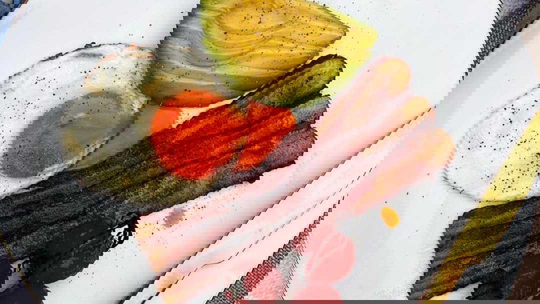 Image of Crispy Pork Belly Breakfast Plate