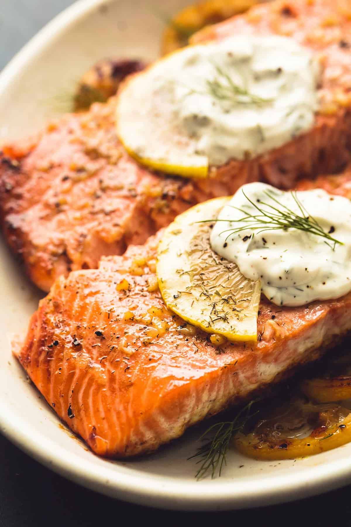 Creamy Dill Parmesan Salmon