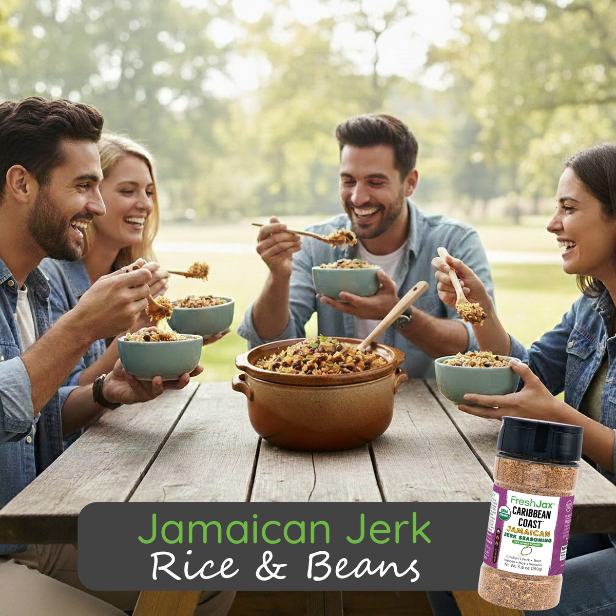 Jamaican Jerk Rice & Beans
